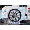 JR Wheels JR49 18x8 ET20-42 5H BLANK Gloss Black Machined Face